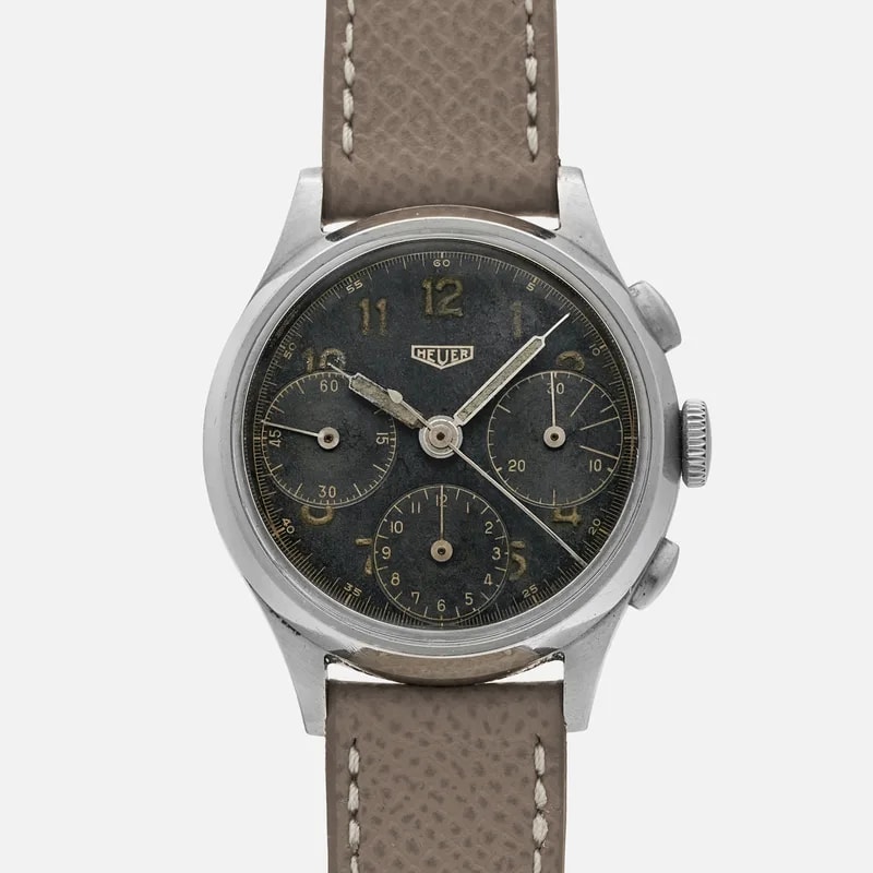 Heuer — 1940s Heuer Chronograph Ref. 345 — Watch — resale