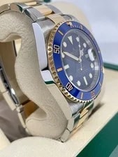 Rolex Submariner Bluesy SS/18K Blue Two Tone 116613lb Warranty 2