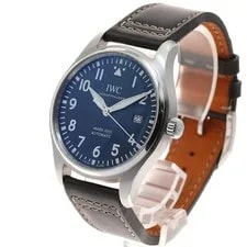 IWC Schaffhausen Pilot Mark Xviii IW327010 40mm SS Navy Dial Date #C319 2