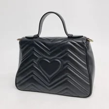 Gucci GG Logo Marmont Matelasse Top Handle 498110 2