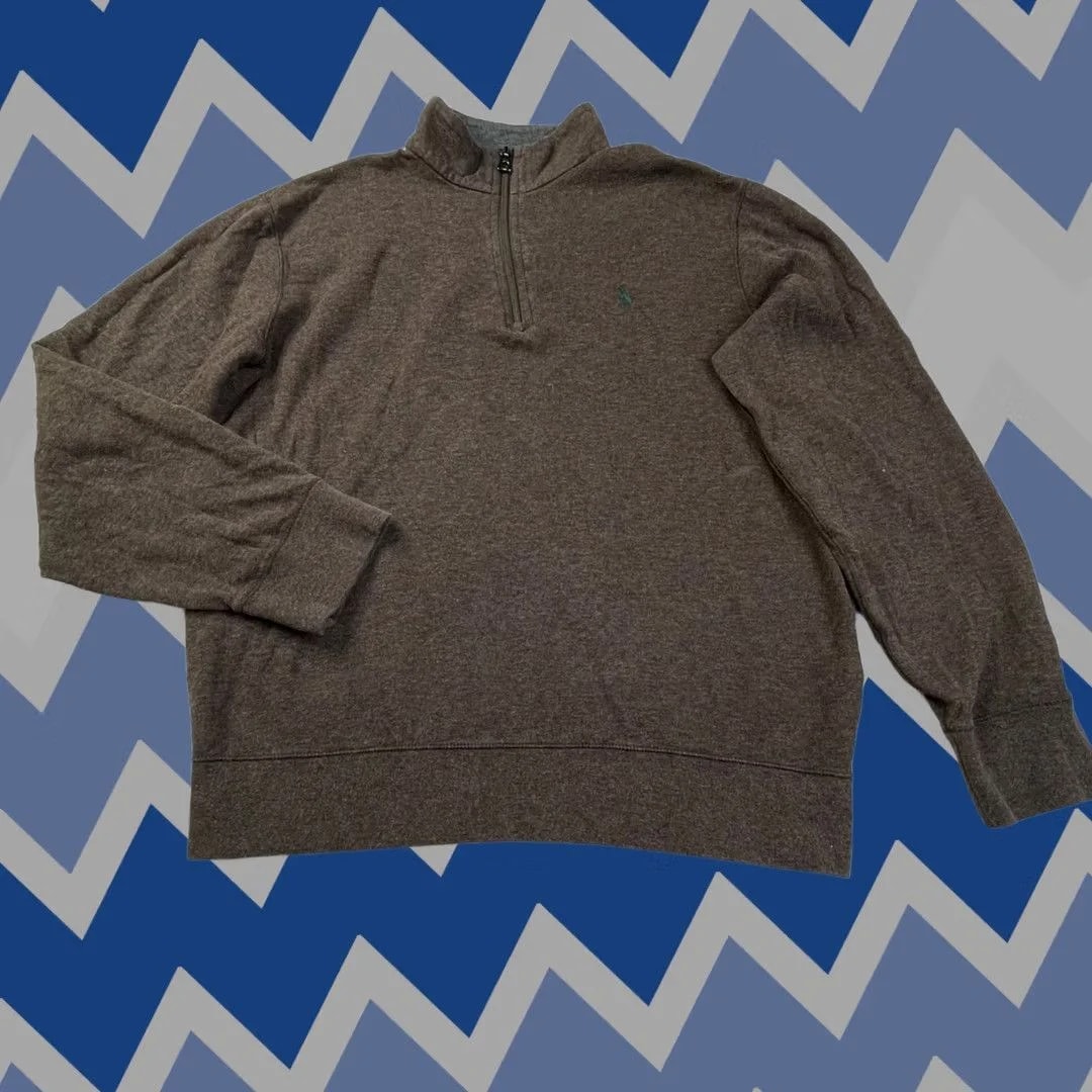 Polo Ralph Lauren Sweater Small 1/4 Zip Pullover Shirt — streetwear — resale