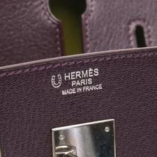 Hermes Birkin 30 Anis Prune SHW M 2009 4