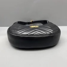 Gucci Small GG Marmont Half Moon Hobo (ws072026a4r) 4