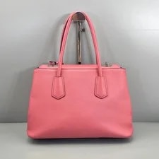 Auth Prada Double Top Handle 2