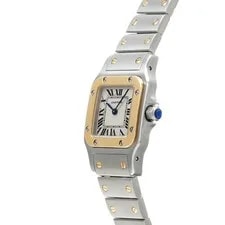 Cartier Santos Galbe SM W20012C4 Ivory Watches Quartz Ginzo 2
