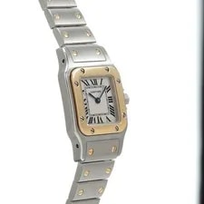 Cartier Santos Galbe SM W20012C4 Ivory Watches Quartz Ginzo 3