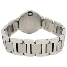Cartier Ballon Bleu W69010Z4 Stainless Steel 28mm Silver Dial Quartz #TSW1364 3