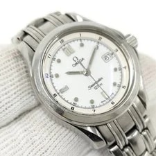 Omega Seamaster 120 Quartz Stainless Steel Navy Dial 2581.20 Working 2