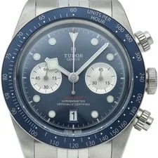 Tudor — Tudor Black Bay Chrono Blue M79360B-0002 Stainless Steel 41mm Blue Dial #LPW061 — Watch — resale