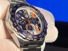 TAG Heuer Formula 1 Gulf Edition Chronograph CAZ101AT.BA0842 Full SET Tags 4