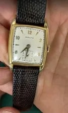 Hamilton — Hamilton Dunham Mechanical Wristwatch 747 14k Gold Filled — Watch — resale