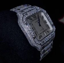 Cartier Santos Diamond White Face 4