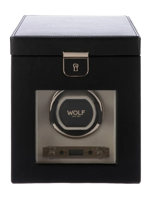 Wolf — Palermo Single Watch Winder With Storage — Furniture — resale
