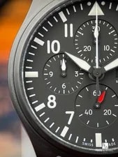 IWC Pilot Chronograph IW389101 Black Ceramic 44.5mm Box Papers 2023 2