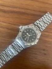 TAG Heuer Black Dial Silver Band From Japan 2