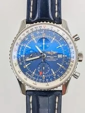 Breitling Navitimer Blue Stainless Steel Bracelet - A24322 2