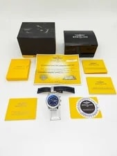Breitling Navitimer Blue Stainless Steel Bracelet - A24322 3