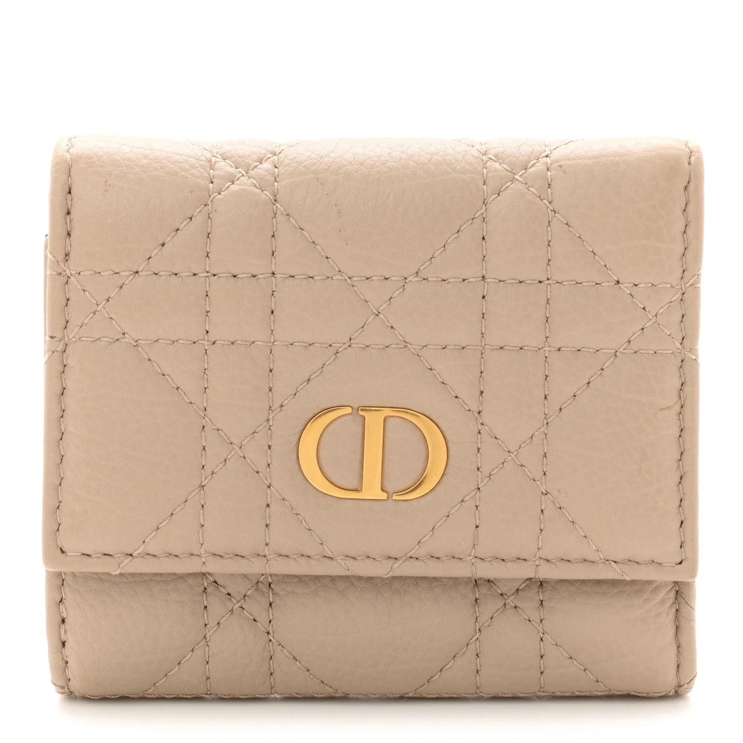Dior — Supple Caro Hibiscus Wallet — Accessory — resale