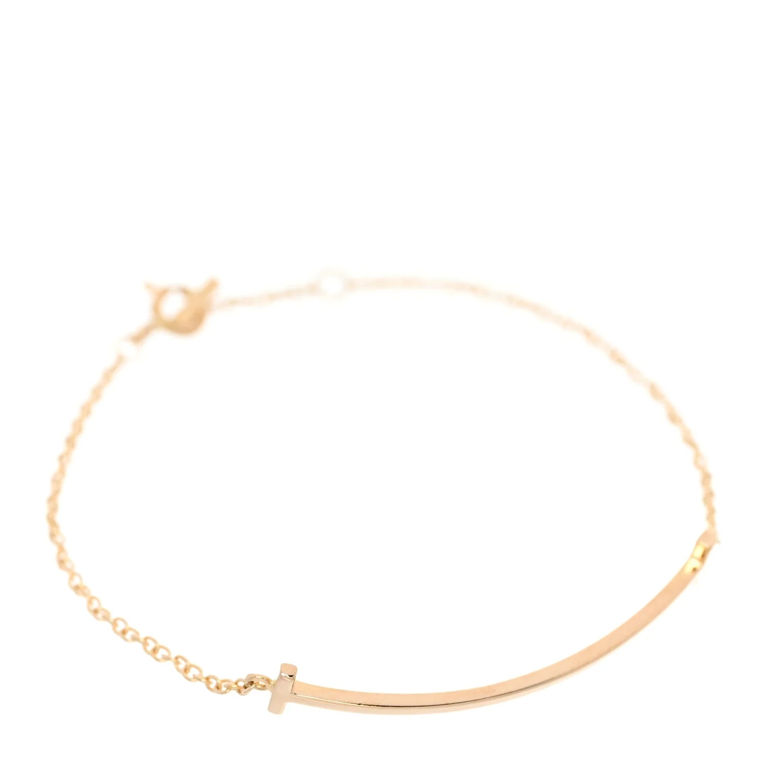Tiffany & Co. — 18K Yellow Gold Large T Smile — Jewelry — resale