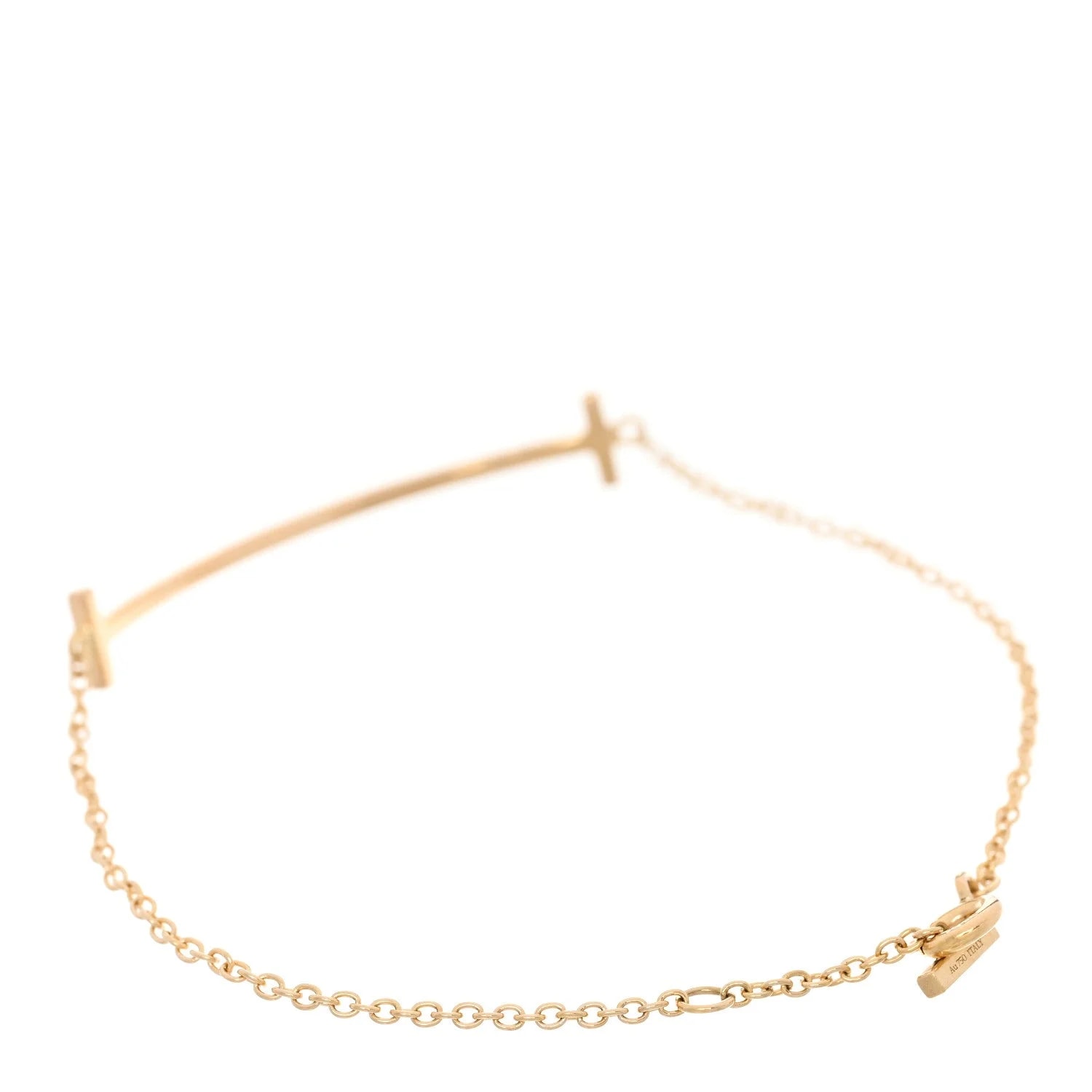 18K Yellow Gold Large T Smile 2