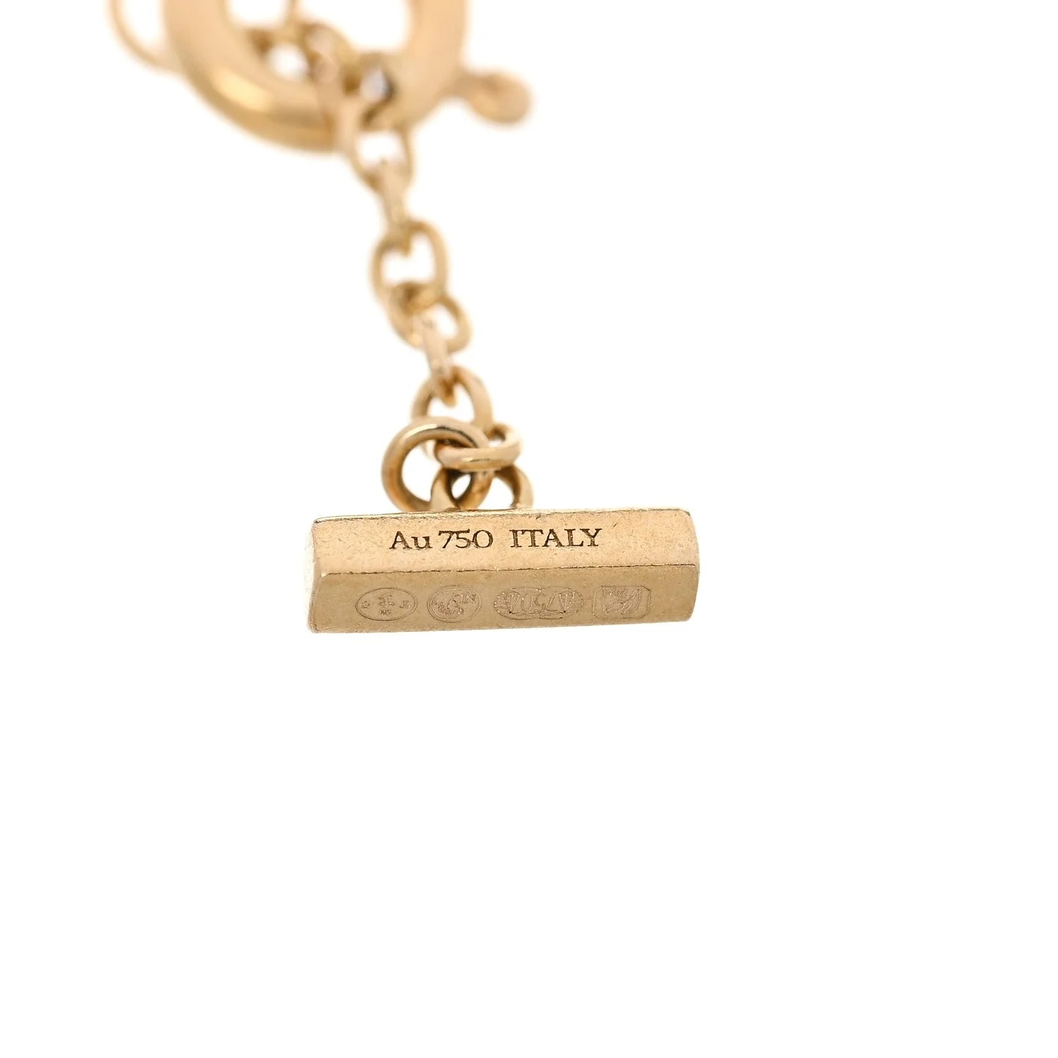18K Yellow Gold Large T Smile 4