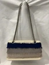 Chanel Small Striped Flap Turn Lock Chain Strap Pockets 3