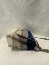 Chanel Small Striped Flap Turn Lock Chain Strap Pockets 4