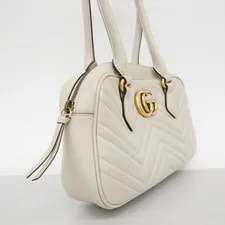 Auth [6db1761-k] Gucci GG Marmont 498109 Metal Fi... 2