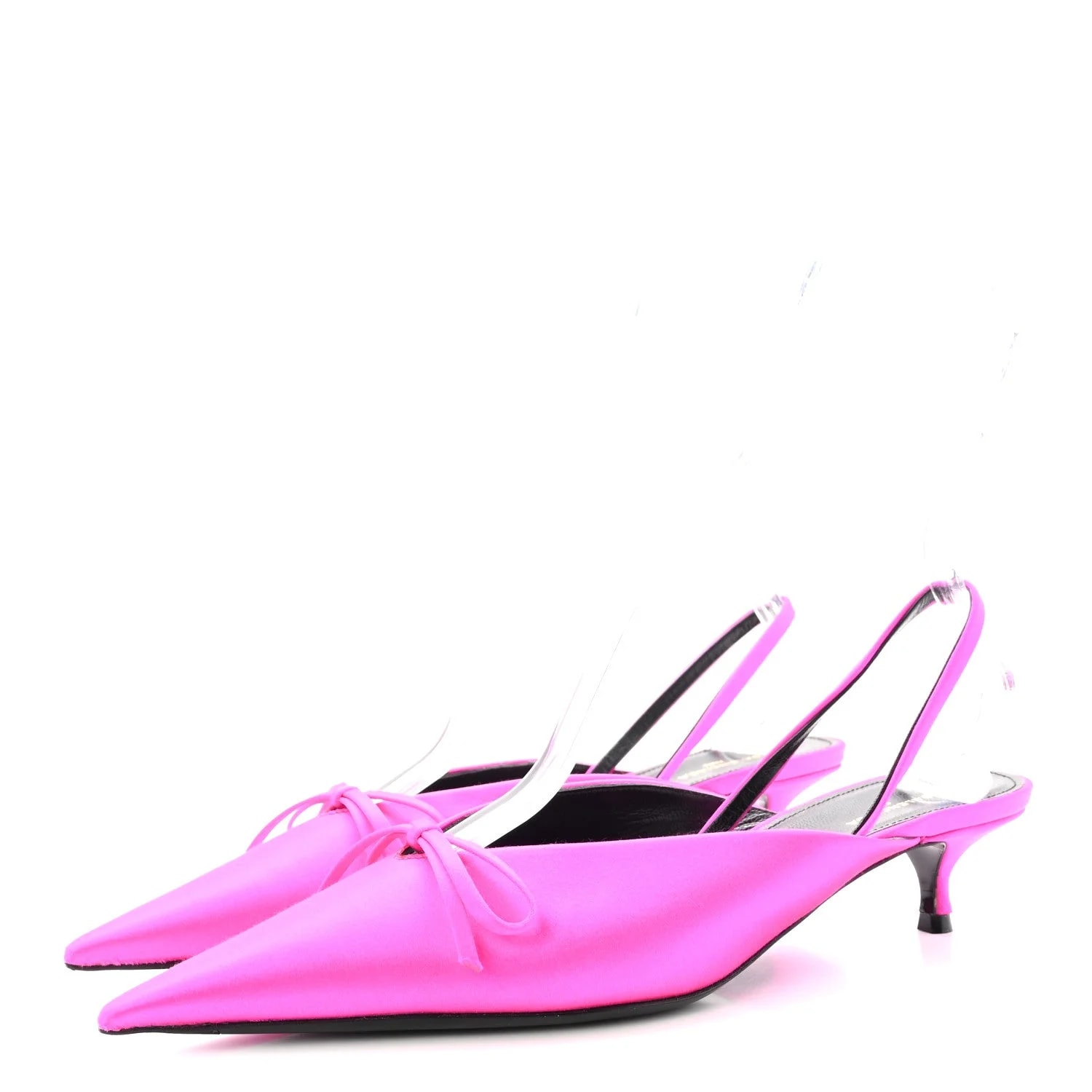Pointed Toe Knife Slingback 40mm Mules 37.5 4