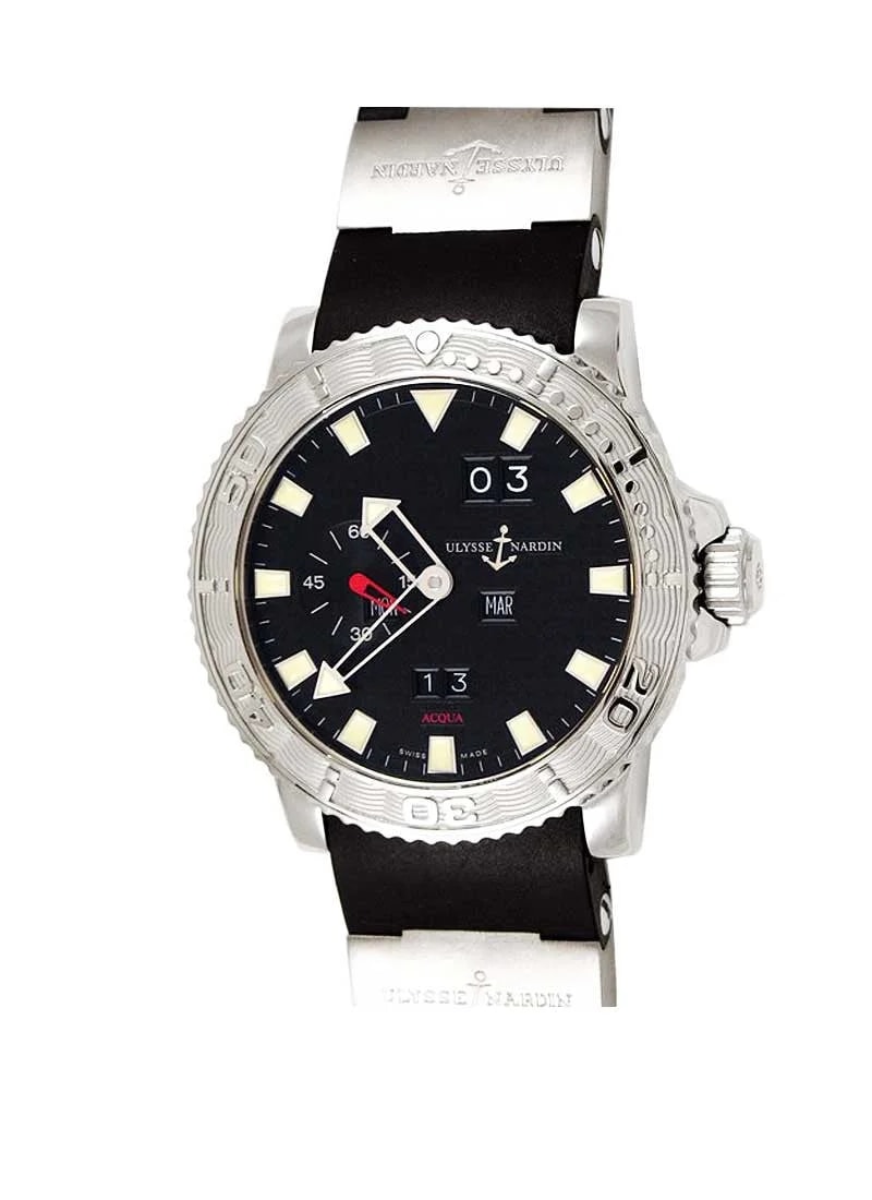 Worldofluxuryus — Ulysse Nardin Marine Acqua Perpetual Stainless Steel — Watch — resale