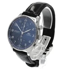 IWC Portugieser IW371606 41mm SS Navy #C2384 2