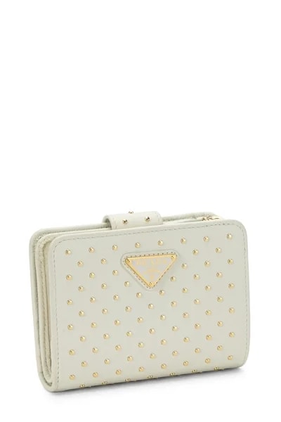 Studded Zip Around Compact Wallet 2