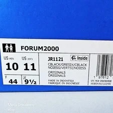 Adidas US 10 Skate Retro Y2K Forum 2000 Low New 3
