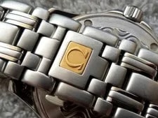 Omega Seamaster 120m Quartz ’S Navy Blue Dial 18K Buckle 2