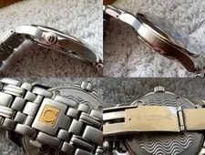 Omega Seamaster 120m Quartz ’S Navy Blue Dial 18K Buckle 4