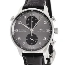 IWC — IWC Portogese Chronograph IW371216 Handwind 41mm Grey #HD225 — Watch — resale