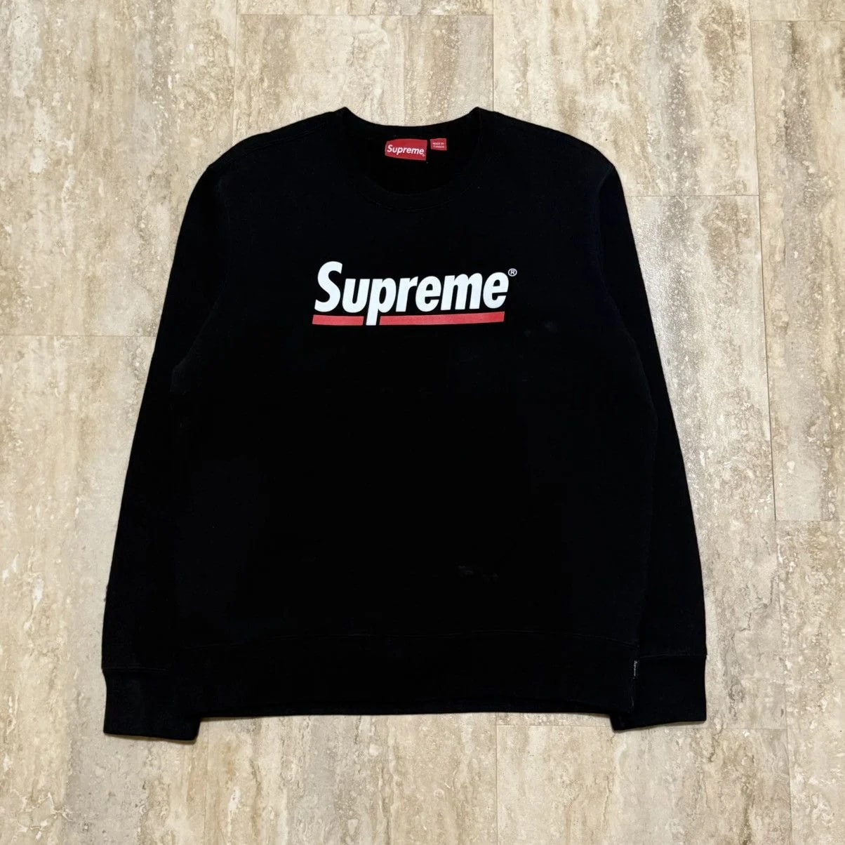 Supreme — Supreme Underline Crewneck — streetwear — resale