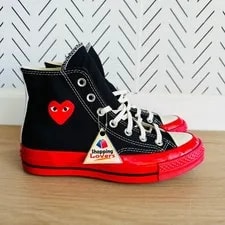 Converse — ⭐Converse CDG Hearts Chuck 70 Comme des Garcons Sz 10 Shoes A01793C — Sneaker — resale