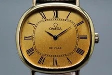 *Near * Omega de Ville 511.0411 Cal.625 21mm Gold Manual 2