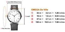 *Near * Omega de Ville 511.0411 Cal.625 21mm Gold Manual 3