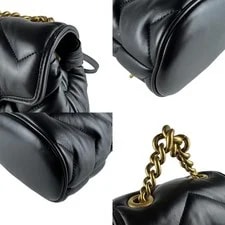 Auth Gucci Backpack GG Marmont 777253 F/S 4