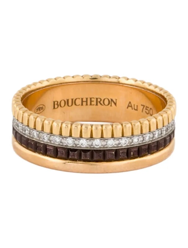 Boucheron — 18K Quatre Classique Small Band — Jewelry — resale