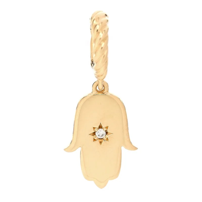 David Yurman — 18K Yellow Gold Hamsa Amulet — Jewelry — resale