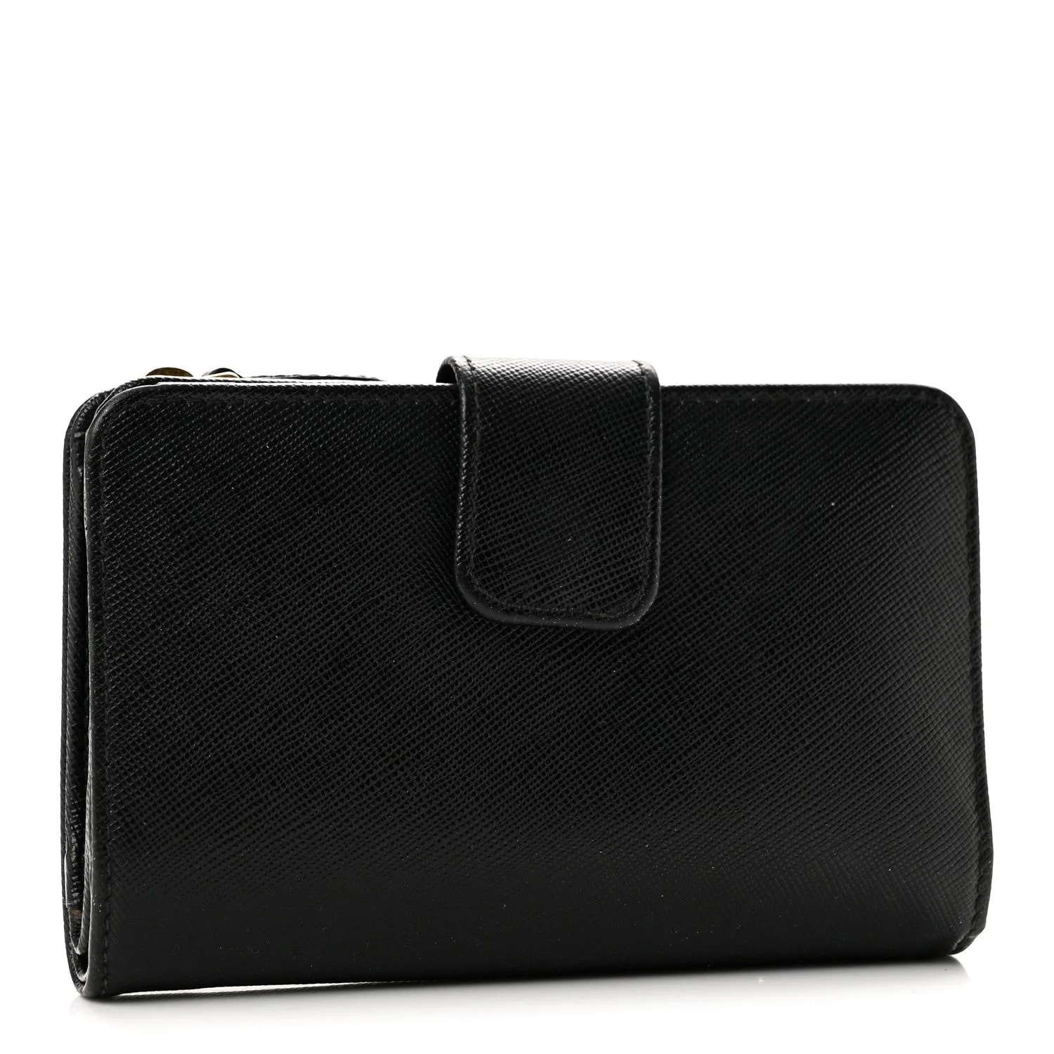 Metal Compact Zip Around Wallet 3
