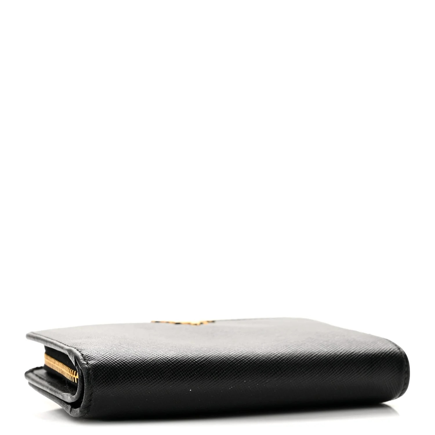 Metal Compact Zip Around Wallet 4