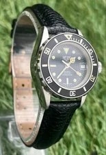 Former Heuer Professional Quartz Date 980.008 Black 200m 3