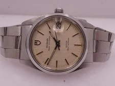 Tudor Prince Oysterdate 75204 Linen Dial Automatic Year 1984 Steel 4