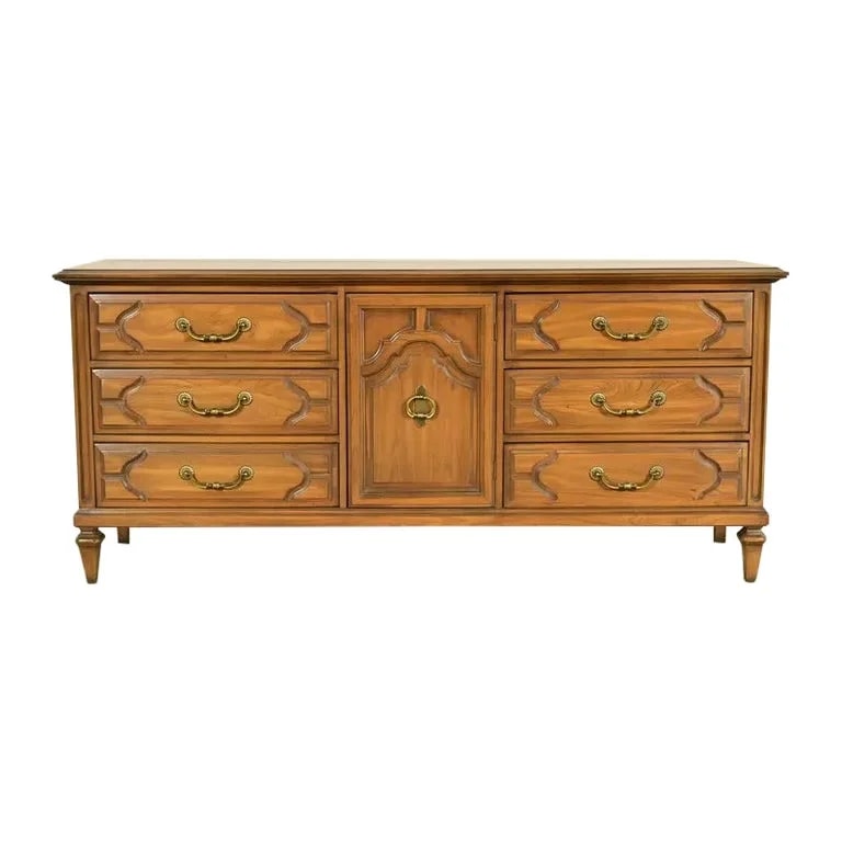 Henredon — Henredon Style French Regency Louis XVI Fruitwood Long Dresser, Circa 1960s — Furniture — resale