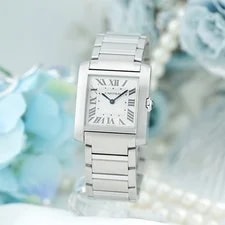 Cartier Tank Francaise MM Quartz WSTA0074 Box/Paper 3