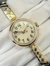 Rolex Lady Cocktail 9ct Gold 26mm Art Deco Antique Bracelet 4